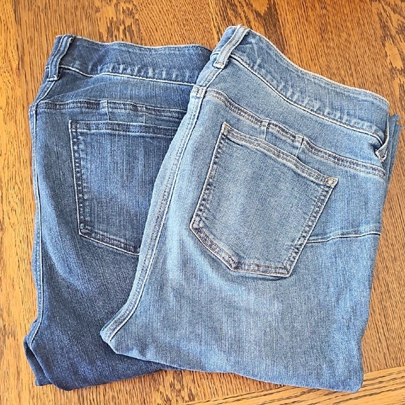 torrid Denim - Torrid Bombshell Skinny Blue Denim Jeans with Stonewashed Finish. 2 Pairs